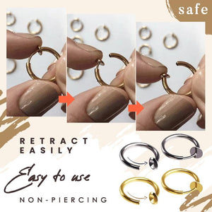 Non-Piercing Retractable Earrings