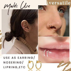 Non-Piercing Retractable Earrings